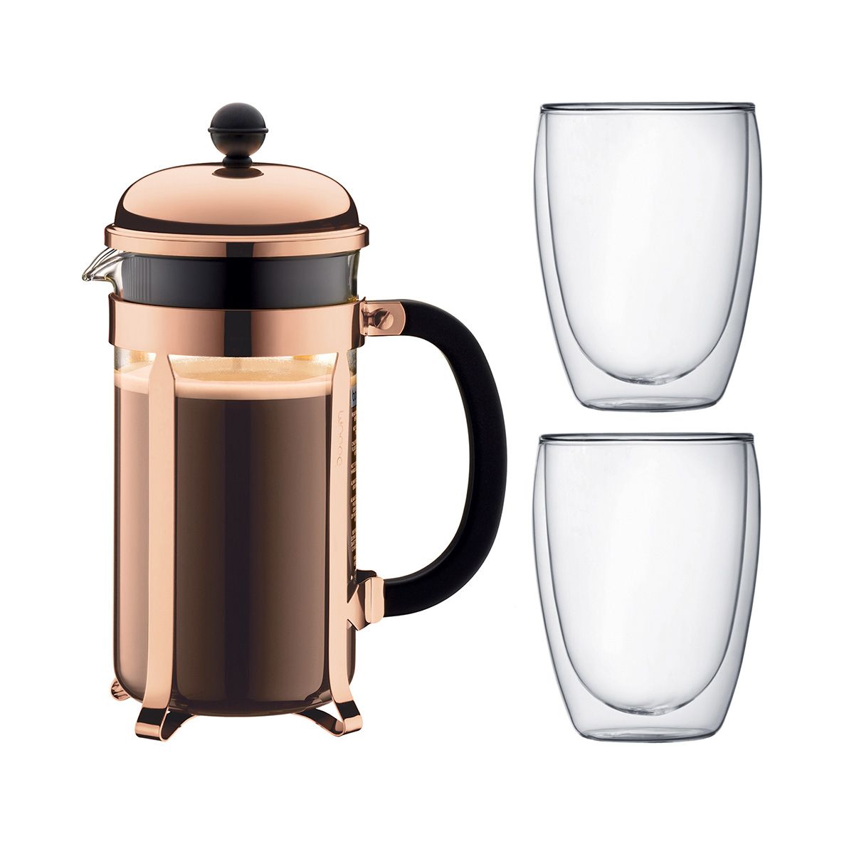 BODUM CHAMBORD® — Ruční kávovar, Chrom, 1