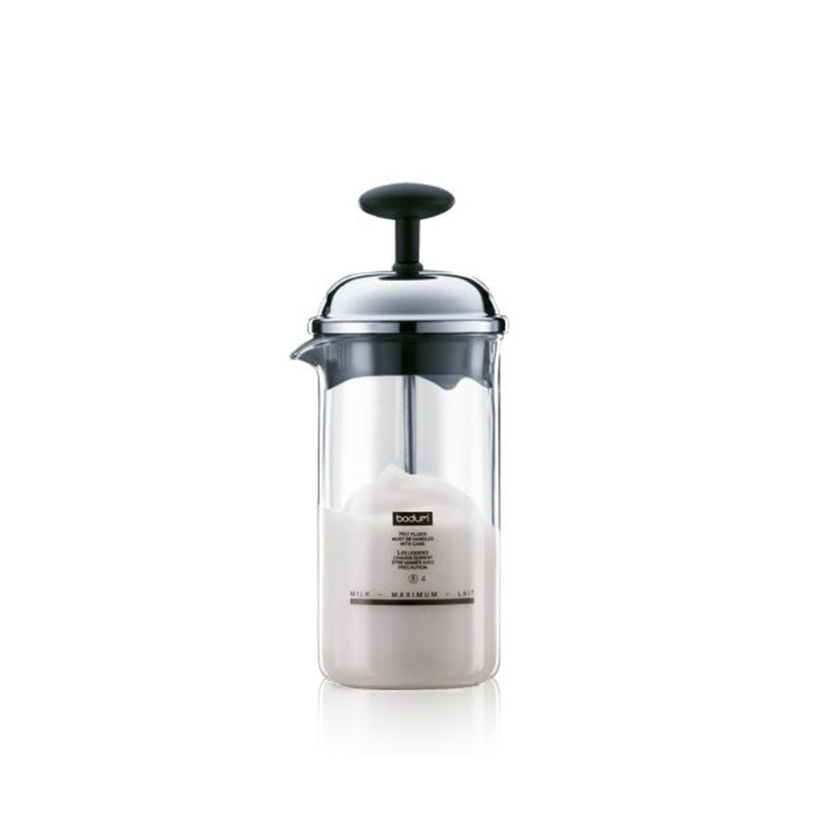 BODUM CHAMBORD® — Ruční napěňovač mléka, Černá, 1