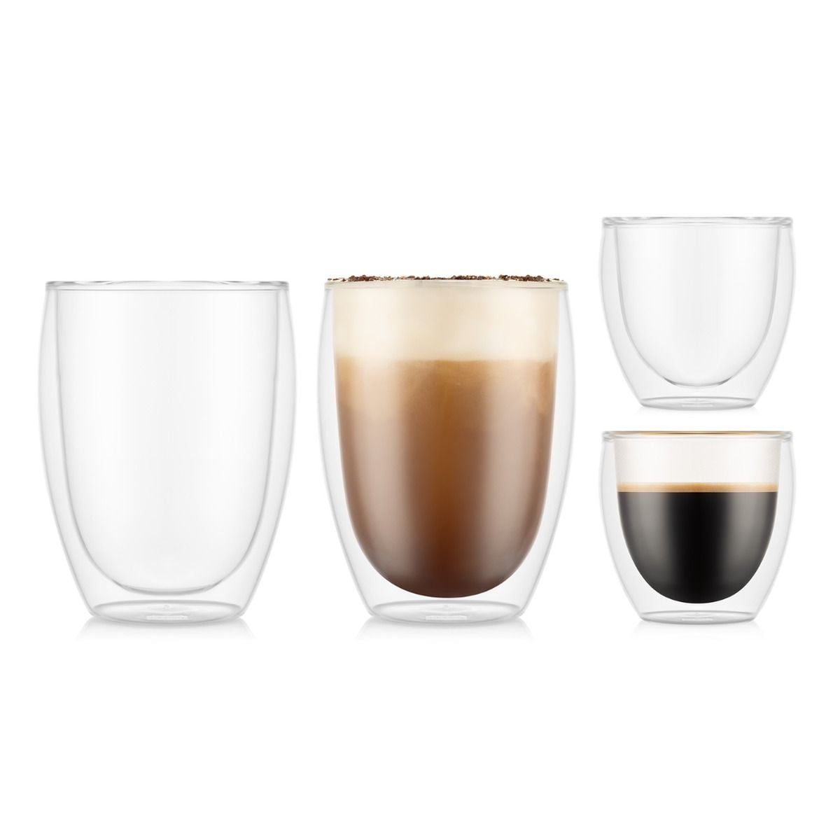 BODUM TEA FOR 2 — Dvoustěnné sklenice, Průhledná, 1
