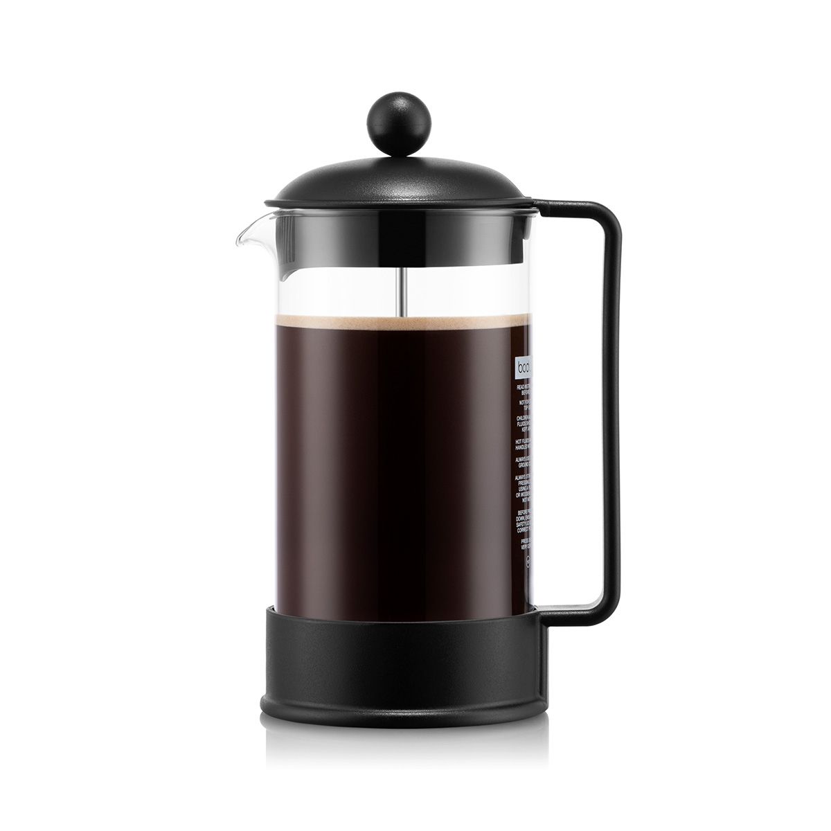 BODUM BRAZIL — French press, Černá, 1