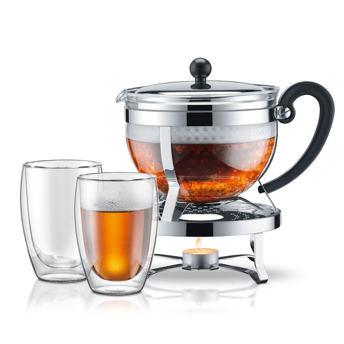BODUM CHAMBORD® — Čajový louhovač, Chrom, 1