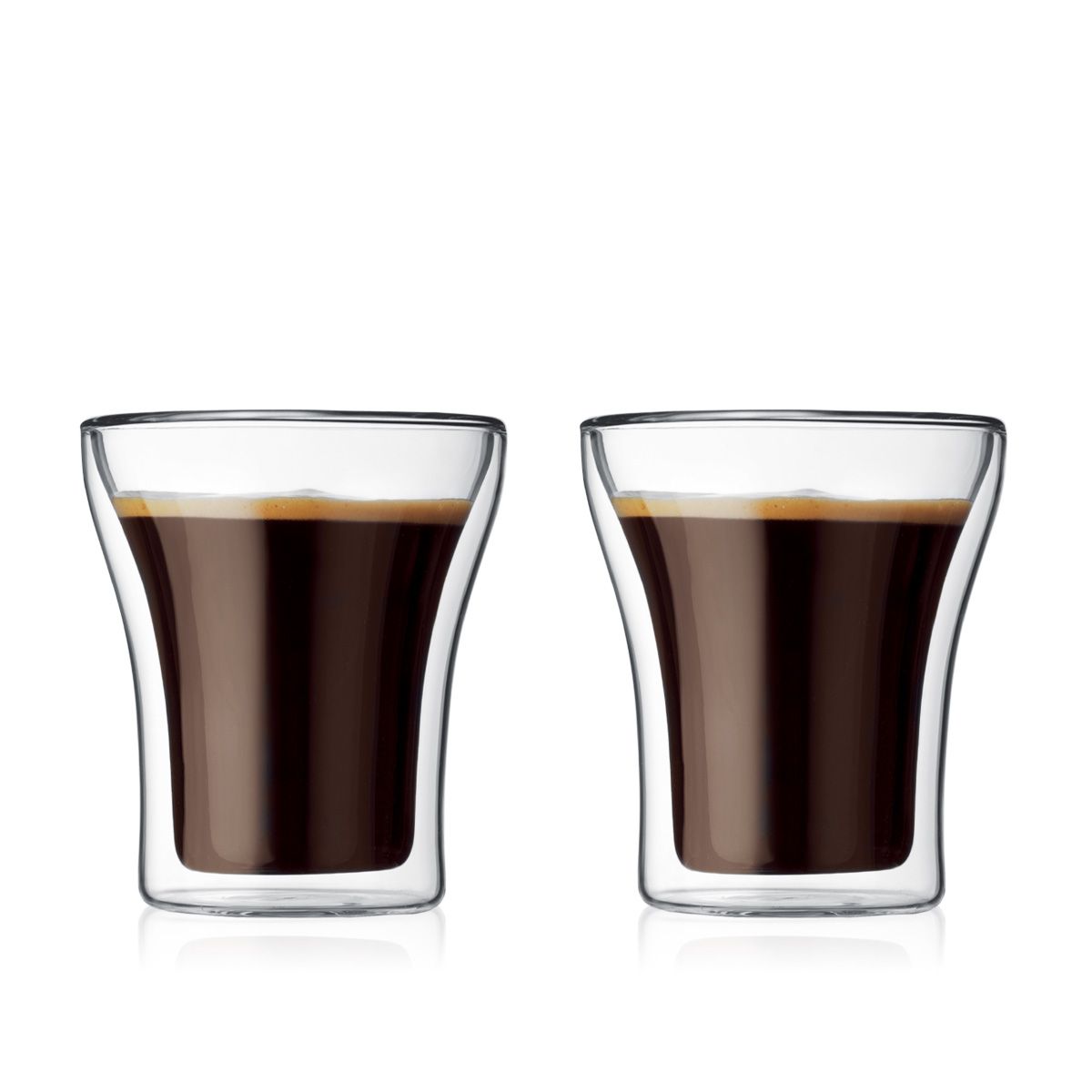BODUM ASSAM — Dvoustěnné sklenice, Průhledná, 1