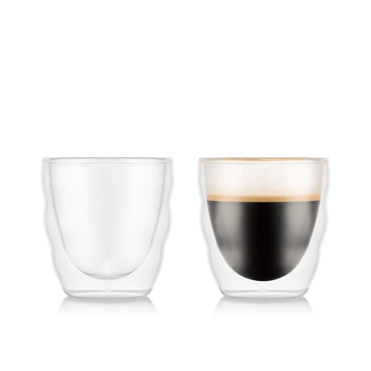 BODUM PILATUS — Dvoustěnné sklenice, Průhledná, 1