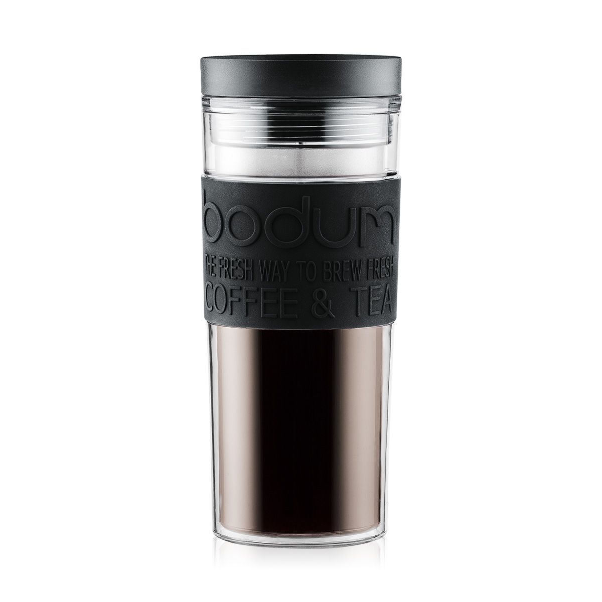 BODUM TRAVEL MUG — Cestovní hrnek, Černá, 1