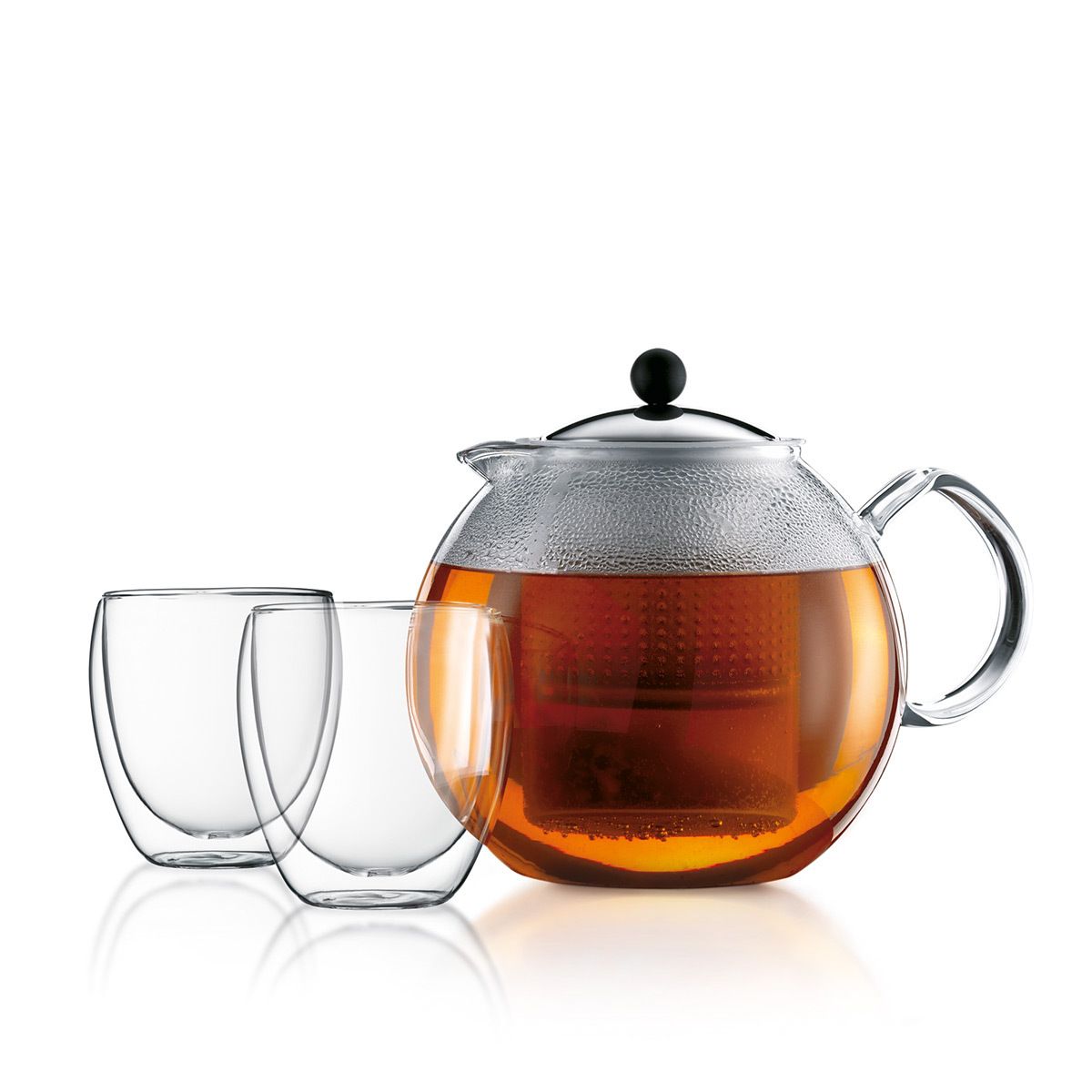 BODUM ASSAM — Čajový louhovač, Chrom, 1