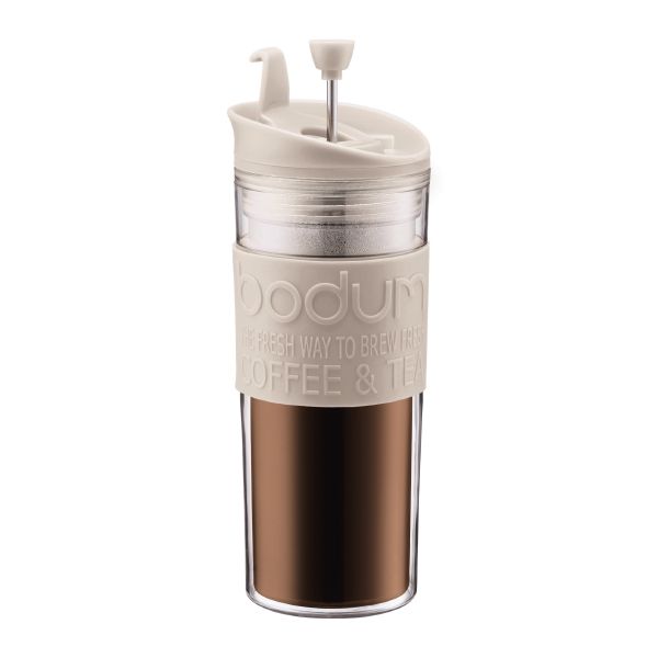 BODUM TRAVEL PRESS — Ruční kávovar, Černá, 1