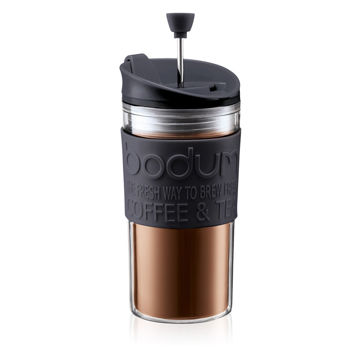 BODUM TRAVEL PRESS — Ruční kávovar, Černá, 1