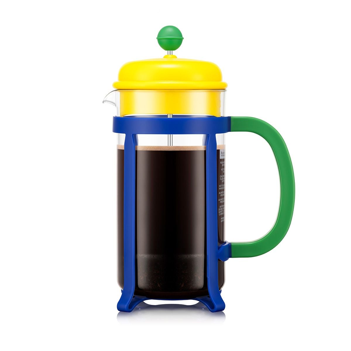 BODUM JAVA — French press, Translucent - Strawberry, 1