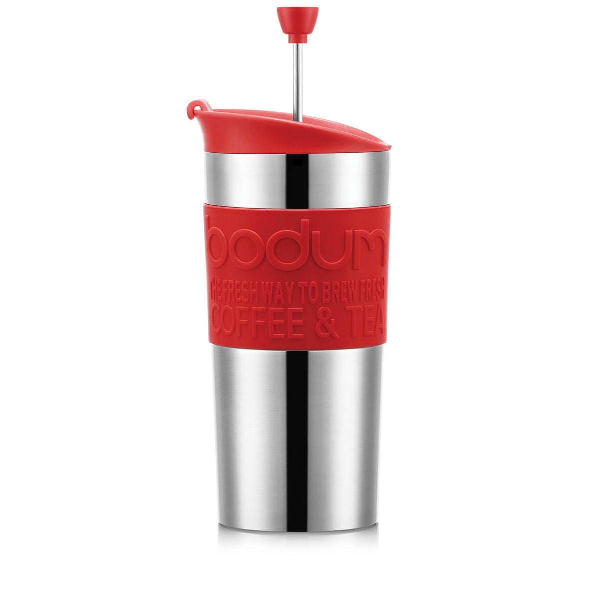 BODUM TRAVEL PRESS — Ruční kávovar, Základní červená, 1