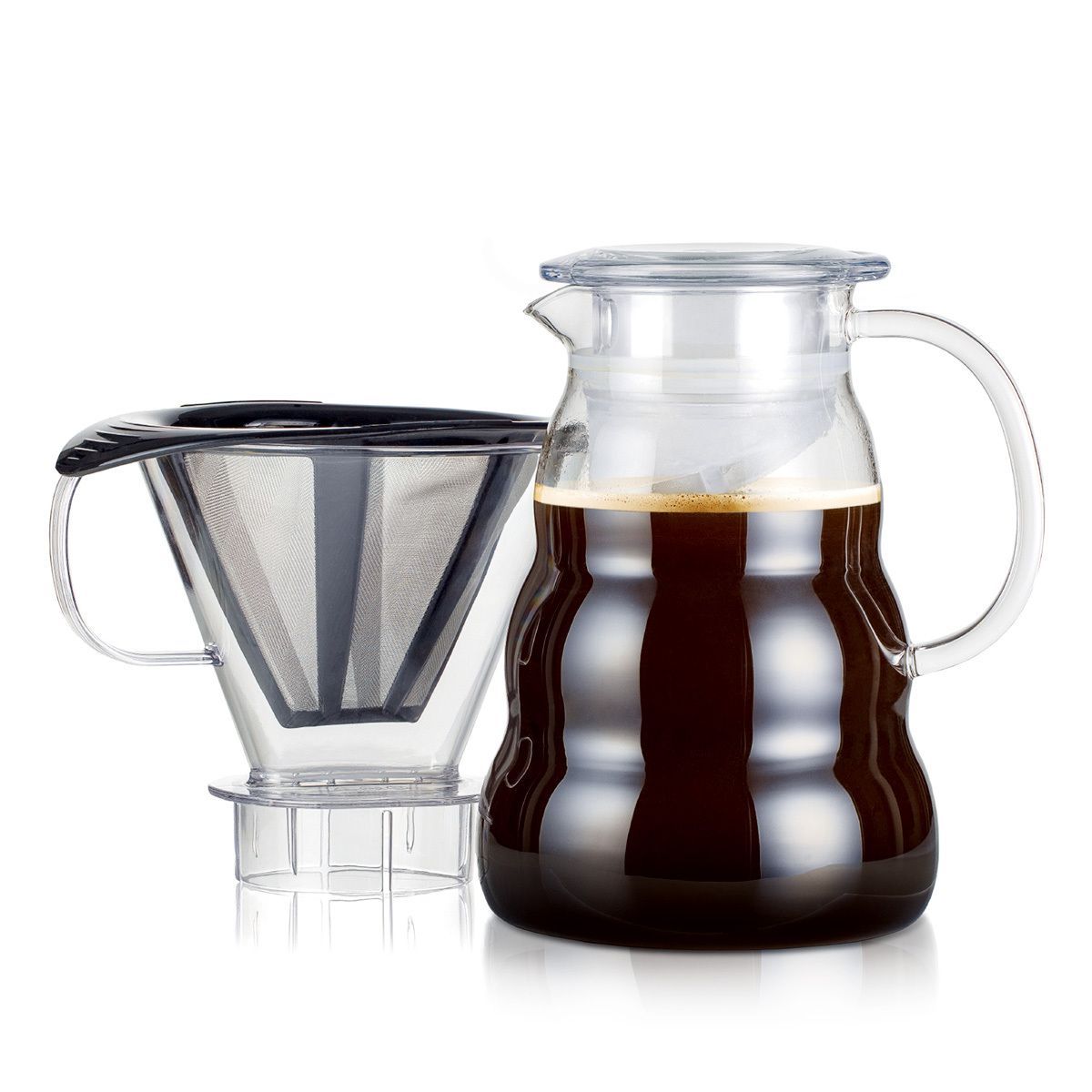 BODUM MELIOR — Překapávač pour over, Průhledná, 1