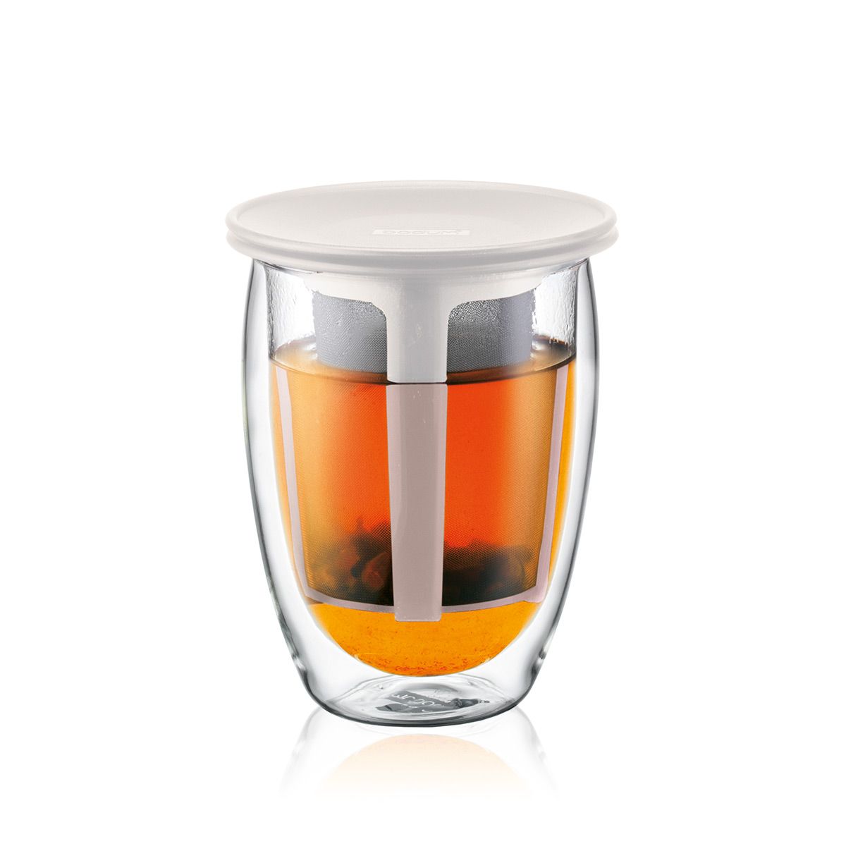 BODUM TEA FOR ONE — Dvoustěnné sklenice, Černá, 1