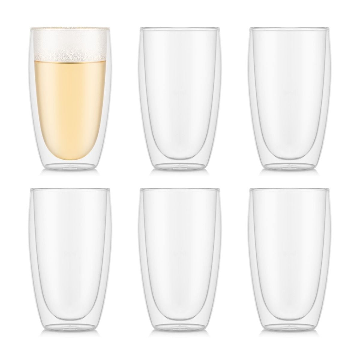 BODUM PAVINA® — Dvoustěnné sklenice, Průhledná, 1