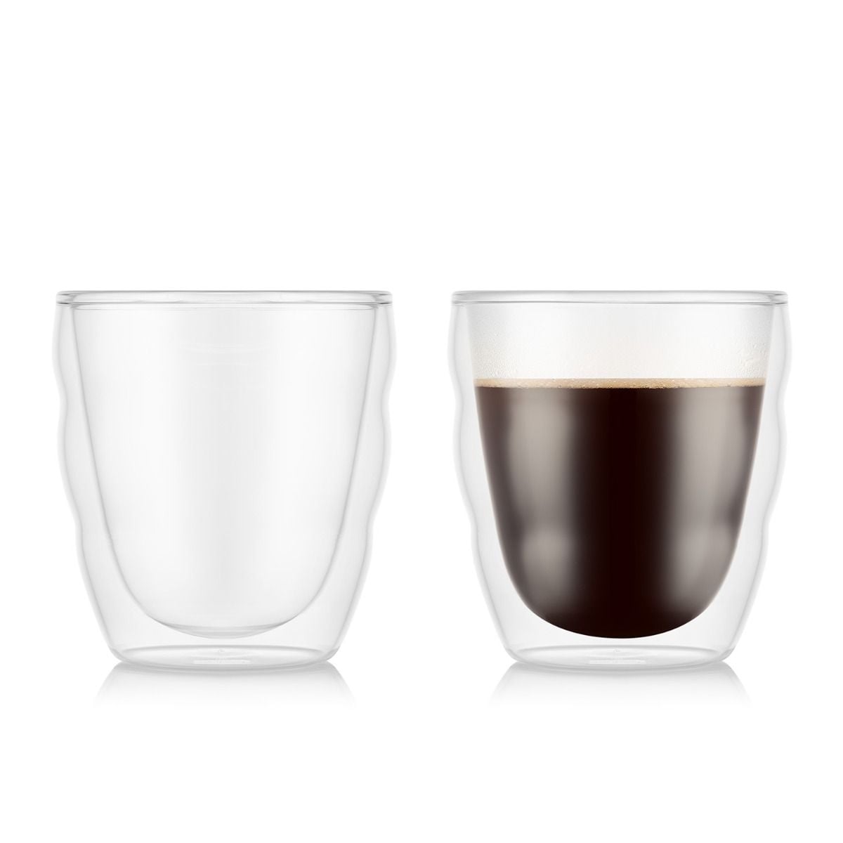 BODUM PILATUS — Dvoustěnné sklenice, Průhledná, 1