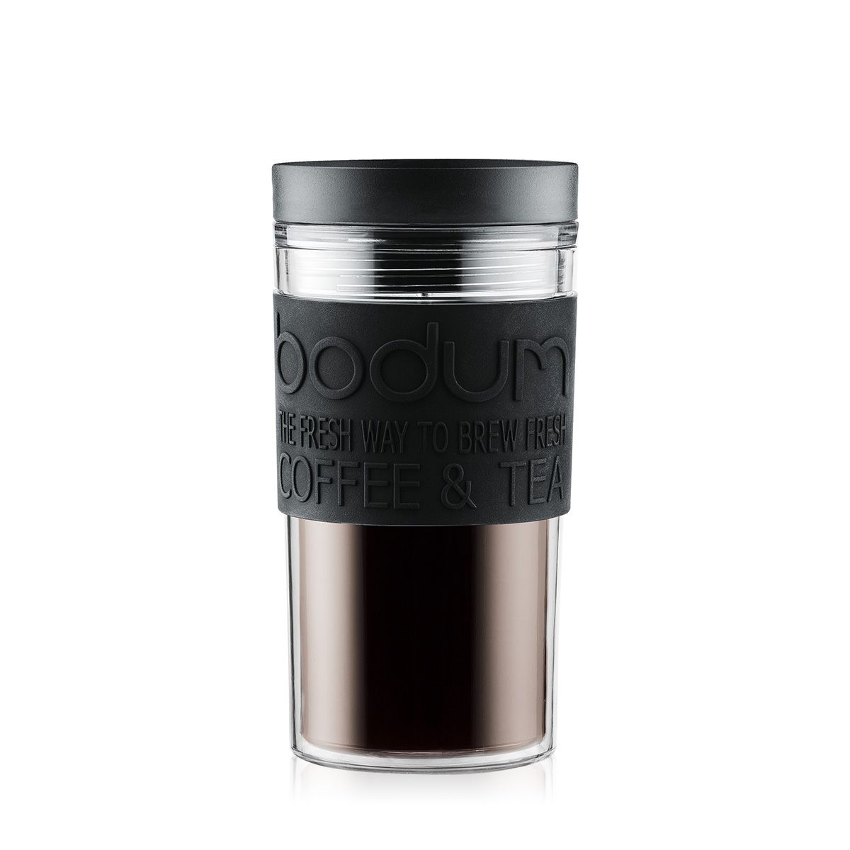 BODUM TRAVEL MUG — Cestovní hrnek, Černá, 1