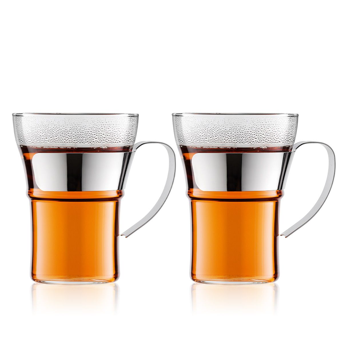 BODUM ASSAM — Sklenice nebo hrnek, Chrom, 1