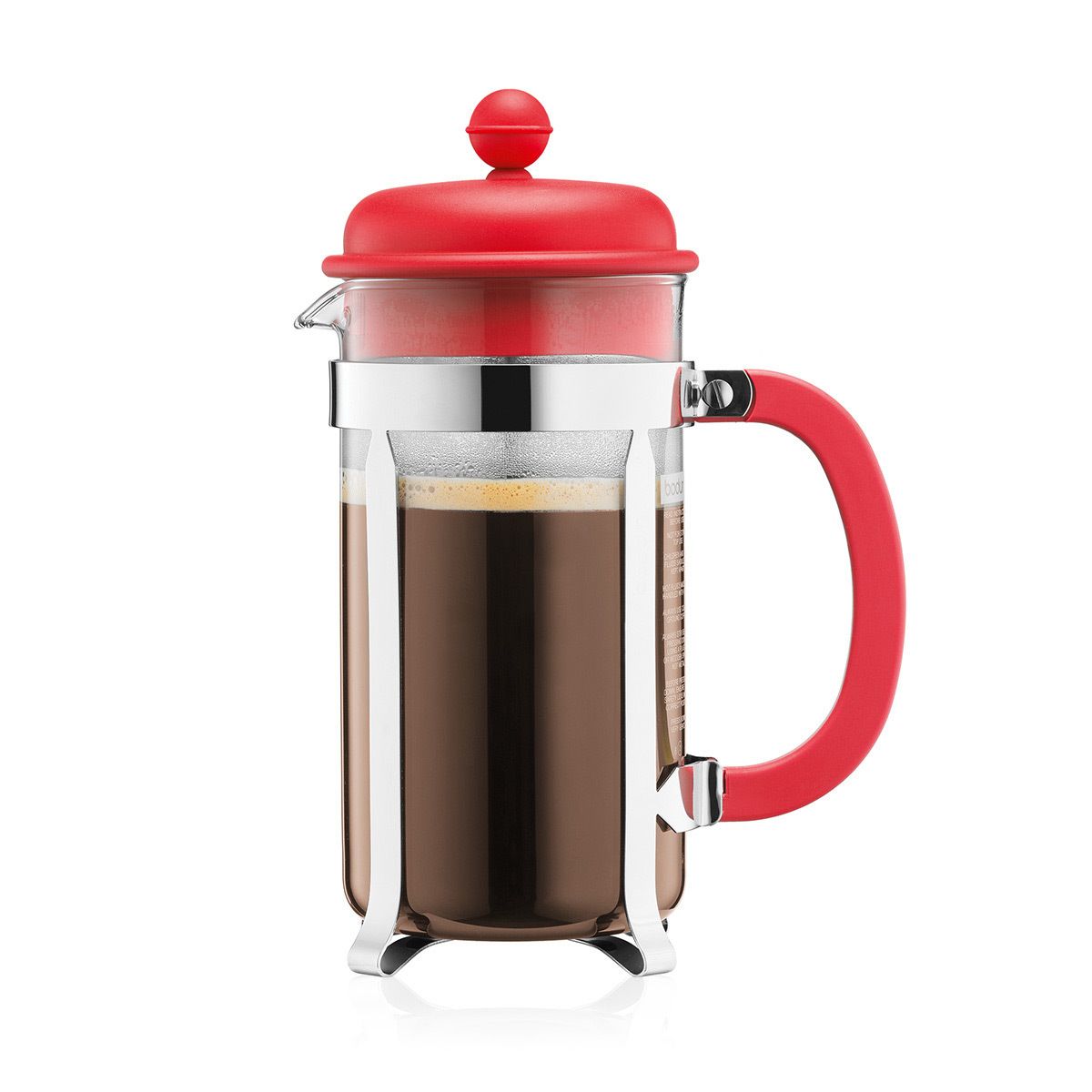 BODUM CAFFETTIERA — Ruční kávovar, Základní červená, 1