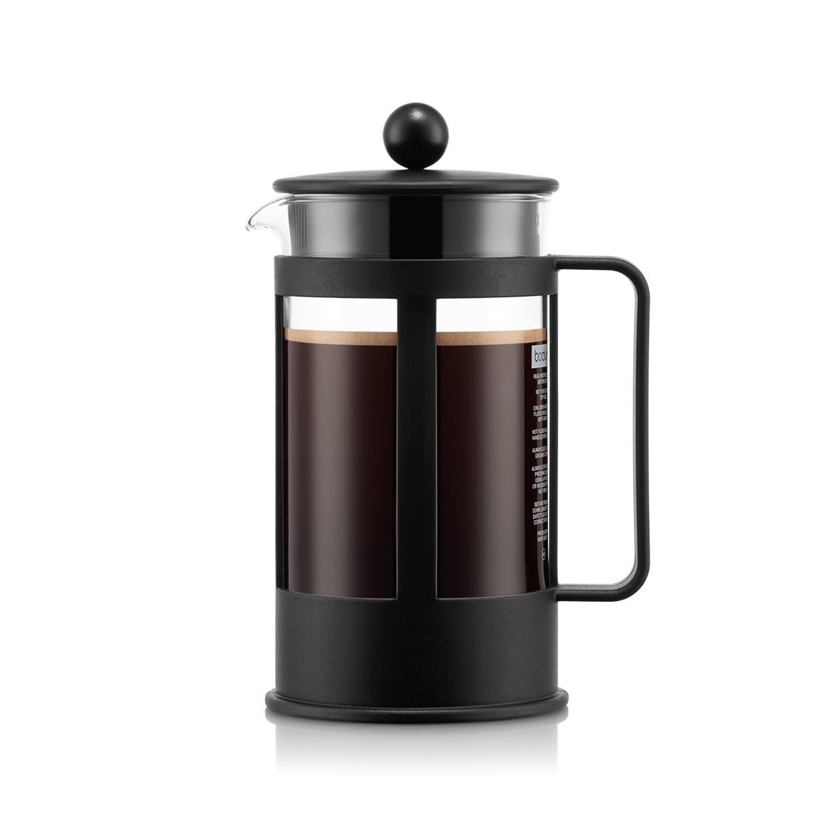 BODUM KENYA — French press, Černá, 1