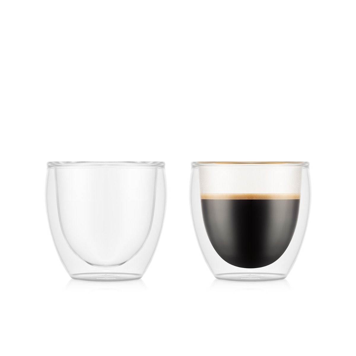 BODUM PAVINA® — Dvoustěnné sklenice, Průhledná, 1