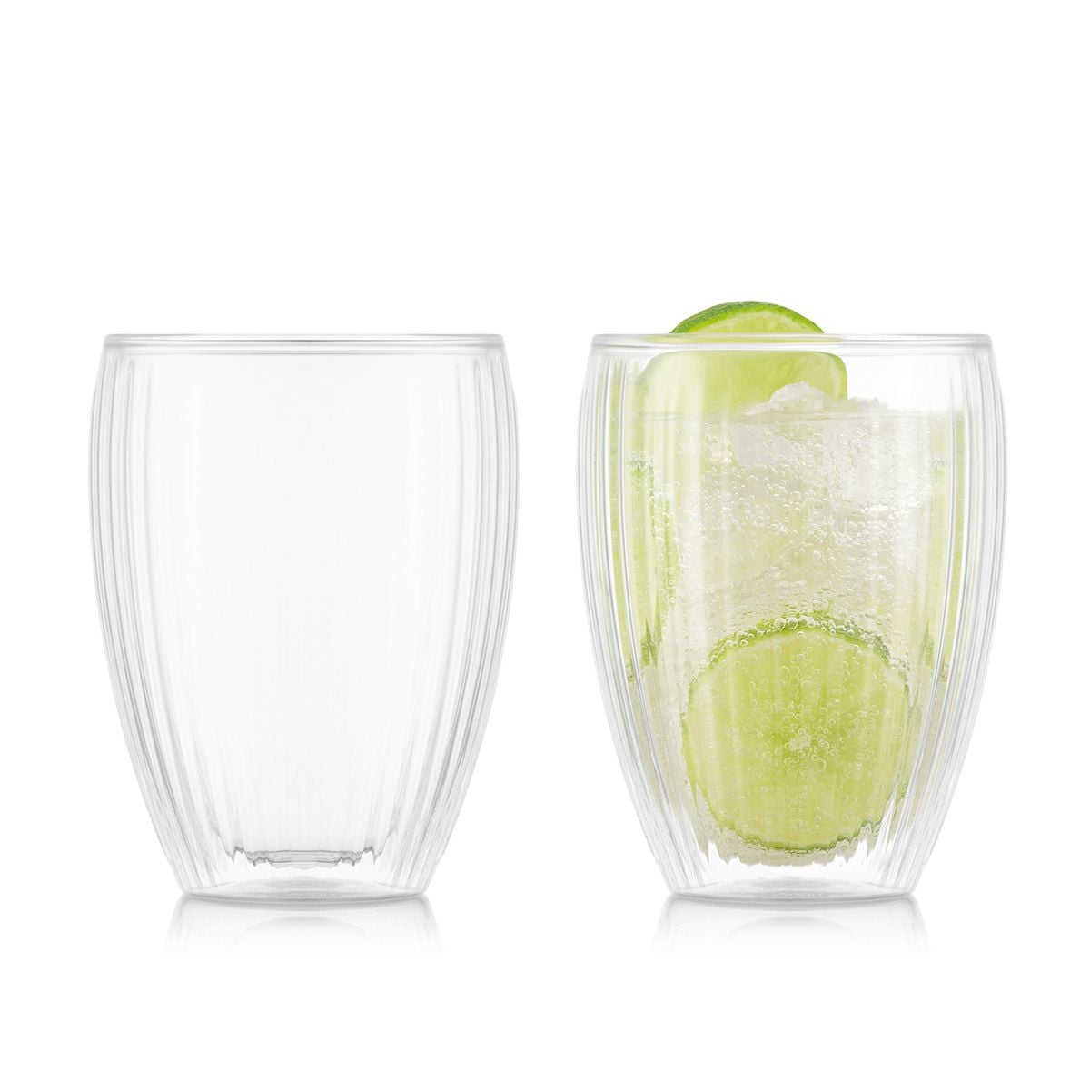 BODUM PAVINA® — Dvoustěnné sklenice, Průhledná, 1