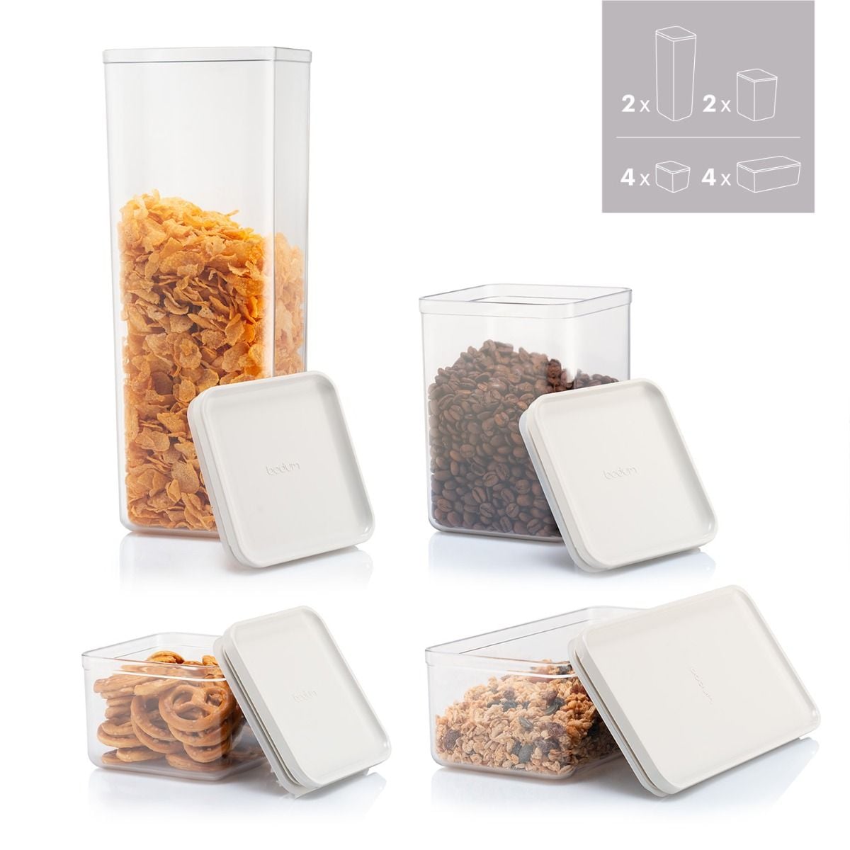 BODUM BODUM CANTEEN — Dóza na potraviny, Černá, 1
